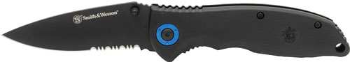 S&w Knife Clip Folder 3.25" - Blade W/free Keychain Btl Opnr - Skoutley Outdoors LLC