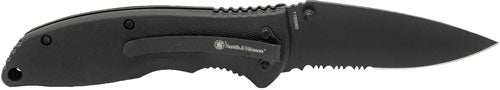 S&w Knife Clip Folder 3.25" - Blade W/free Keychain Btl Opnr - Skoutley Outdoors LLC