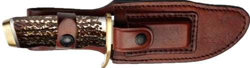 Uncle Henry Knife Next Gen - Staglon 5.5" Bld W/lthr Sheath - Skoutley Outdoors LLC