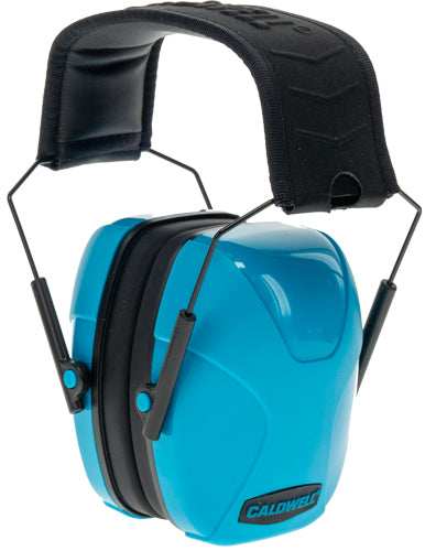 Caldwell Youth Passive Earmuff - Neon Blue - Skoutley Outdoors LLC