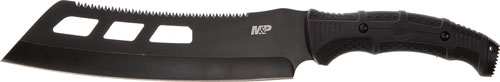S&w Knife M&p Cleaver Machete - 10" Sawback W/synthetic Sheath - Skoutley Outdoors LLC