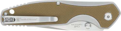 S&w Knife Cleft 3.25" Spring - Assist G10 Scales Handle - Skoutley Outdoors LLC