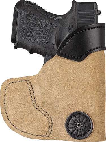 Desantis Pocket Tuk Holstr Rh - Iwb/pocket Lther Glk 26 Suede - Skoutley Outdoors LLC