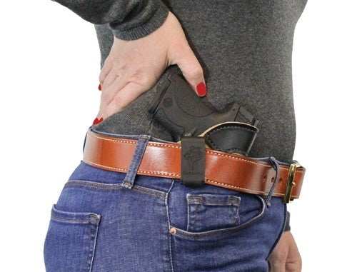 Desantis Pocket Tuk Holstr Rh - Iwb/pocket Lther Glk 26 Suede - Skoutley Outdoors LLC