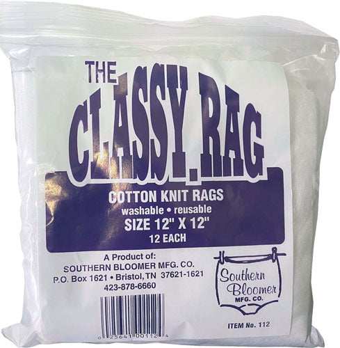 Southern Bloomer 100% Knit - Rags 12"x12" 12 Per Bag - Skoutley Outdoors LLC