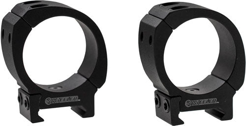 Wheeler Sporter Weaver/pic - Scope Rings 30mm Med Mt Black
