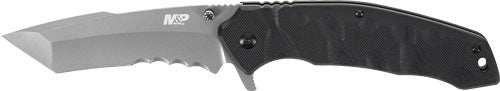 S&w Knife M&p Special Ops 4" - Tanto 4 Spring Assist Black - Skoutley Outdoors LLC