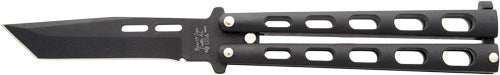 Bear & Son Butterfly Knife - 3.58" Black Tanto Blade - Skoutley Outdoors LLC