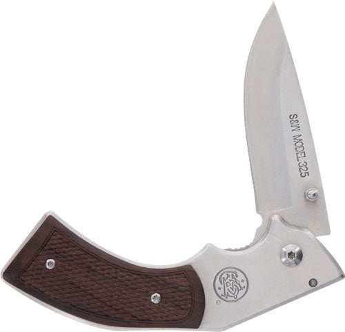 S&w Knife Model 325 Revolver - Knife 3" Folder W/wood Grips - Skoutley Outdoors LLC