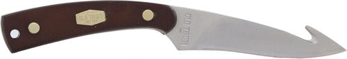 Old Timer Knife Guthook Skinnr - 3.5" Fixed S/s Delrin W/sheath