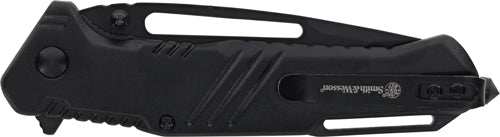 S&w Knife Extreme Ops 3" Tanto - W/glass Breaker Black/black - Skoutley Outdoors LLC