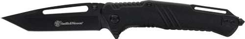 S&w Knife Extreme Ops 3" Tanto - W/glass Breaker Black/black - Skoutley Outdoors LLC