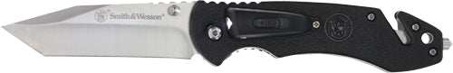S&w Knife Edc Clip Folder 3.25 - " W/led Flashlight Promo Q4< - Skoutley Outdoors LLC