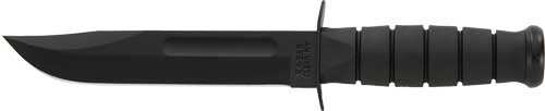Ka-bar Full Size Black Kabar - Straight Edge 7" W/sheath - Skoutley Outdoors LLC