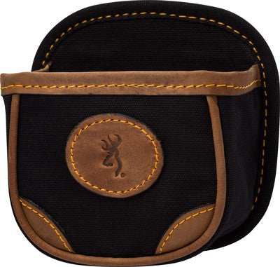 Browning Lona Canvas Shell Box - Carrier Black/brown - Skoutley Outdoors LLC