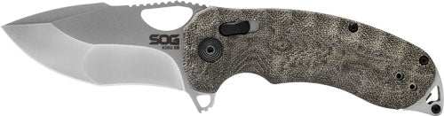 Sog Knife Kiku Xr Satin - 3" Plain Edge Satin/gray - Skoutley Outdoors LLC