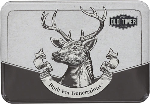 Load image into Gallery viewer, Old Timer Fixed/2 Folder Combo - Sawcut Handle Gift Tin Q4 25&#39;&lt;
