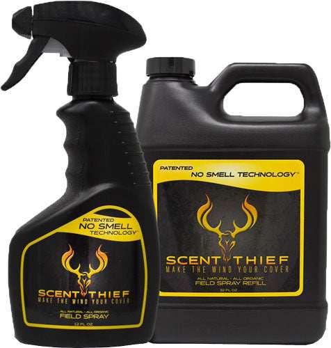 Scent Thief Field Spray Combo - Pack 12oz W/32oz Refill - Skoutley Outdoors LLC
