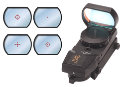 Browning Buck Mark Reflx Sight - 4-reticles Matte Black - Skoutley Outdoors LLC