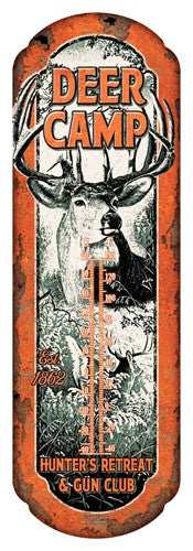Rivers Edge Thermometer - Deer Camp Tin - Skoutley Outdoors LLC