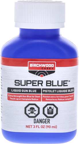 B/c Super Blue Liquid Gun Blue - 3 Oz. Bottle - Skoutley Outdoors LLC