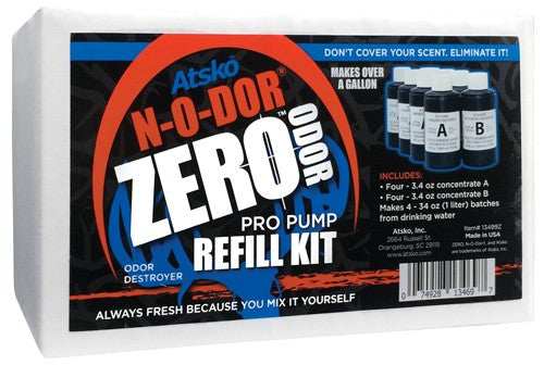 Atsko Zero N-o-dor Oxidizer - Pro Pump Refill Kit Makes 1gal - Skoutley Outdoors LLC