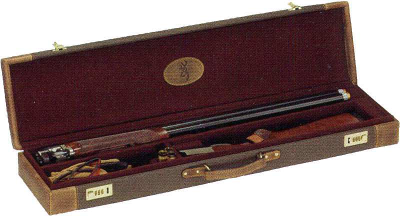 Browning Luggage Case O/u To - 34" Bbl Lona Flint/brown - Skoutley Outdoors LLC