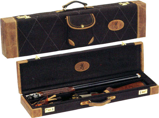 Browning Luggage Case O/u To - 34" Bbl Lona Black/brown - Skoutley Outdoors LLC