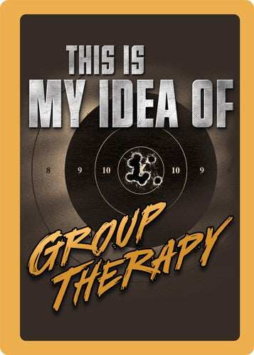 Rivers Edge Sign 12"x17" - "group Thereapy" - Skoutley Outdoors LLC