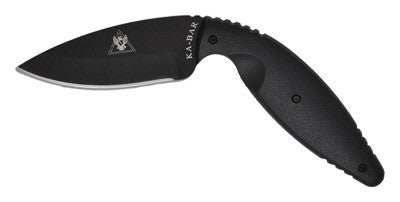 Ka-bar Tdi Large Knife - 3.6875" W/sheath Black - Skoutley Outdoors LLC