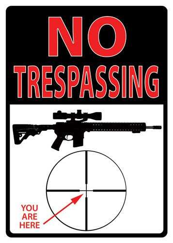 Rivers Edge Sign 12"x17" - Trespassing You're Here - Skoutley Outdoors LLC