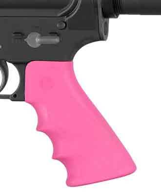 Hogue Ar-15 Rubber Grip Handle - Pink - Skoutley Outdoors LLC