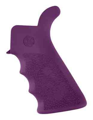 Hogue Ar-15 Beavertail Grip - W/finger Grooves Purple - Skoutley Outdoors LLC
