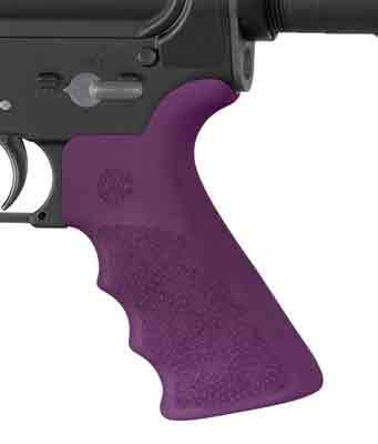 Hogue Ar-15 Beavertail Grip - W/finger Grooves Purple - Skoutley Outdoors LLC