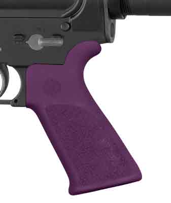 Load image into Gallery viewer, Hogue Ar-15 Beavertail Grip - No Finger Grooves Purple
