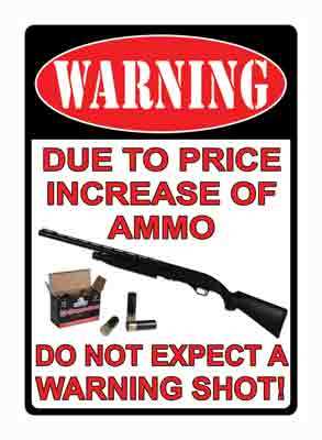 Rivers Edge Sign 16" - "due To The Price Increase" - Skoutley Outdoors LLC