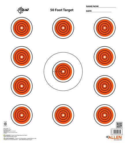 Allen Ez Aim 11 Spot Target - 13-pk 12"x12" - Skoutley Outdoors LLC