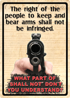 Rivers Edge Sign 12"x17" "the - Right To Keep And Bear Arms" - Skoutley Outdoors LLC