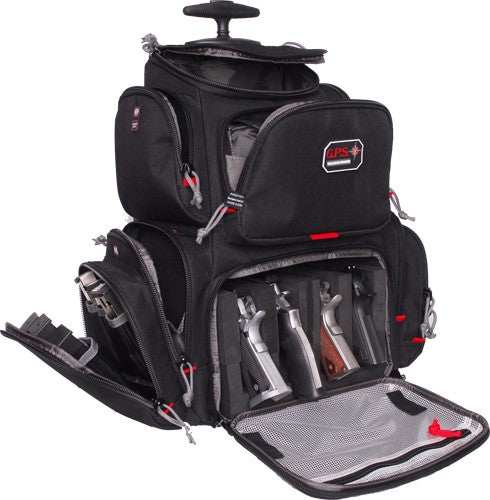 Gps Rolling Handgunner Range - Backpack Black - Skoutley Outdoors LLC