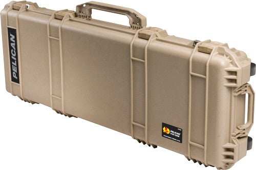 Pelican 1720 Protector Case W/ - Wheels 3 Pc Foam 42" Guns Tan - Skoutley Outdoors LLC