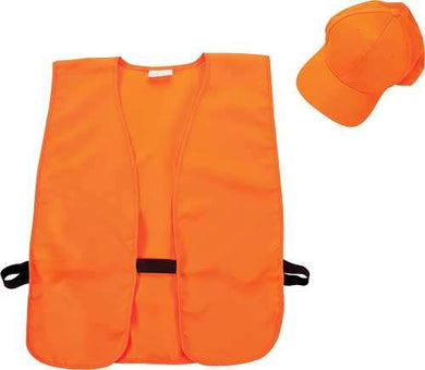 Allen Hat & Vest Combo Blaze - Orange Vest M-xl Hat Fits Most - Skoutley Outdoors LLC
