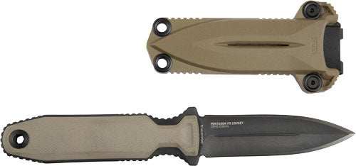 Sog Knife Pentagon Fx Covert - 3.41" Dbl Edge Blade Fde - Skoutley Outdoors LLC