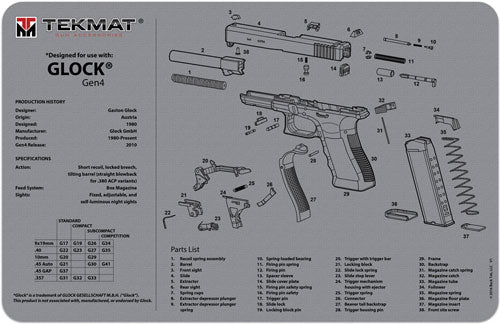 Tekmat Armorers Bench Mat - 11