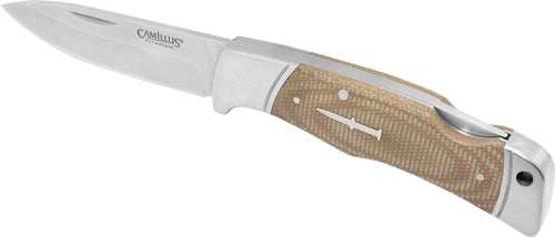 Camillus Classic Lock Back - 3.25" Ss Drop Point Micarta - Skoutley Outdoors LLC