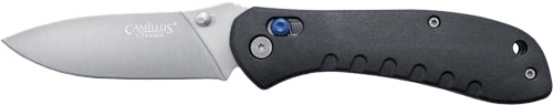 Camillus Rovax Folding Knife - 3.25" Ss Blade Nylon Black - Skoutley Outdoors LLC