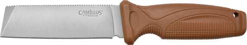 Camillus Swedge Fixed Blade - 4.3" Ss Blade Nylon Brown - Skoutley Outdoors LLC