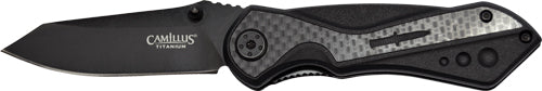 Camillus Machine Folding Knife - 2.78" Ss Blade Carbon Fiber Bl