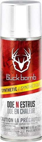 Buck Bomb Deer Lure Synthetic - Doe 'n Estrus 6.65 Oz Aerosol - Skoutley Outdoors LLC