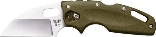 Cold Steel Tuff Lite 2.5" Od - Green Plain Edge Clip Folder - Skoutley Outdoors LLC