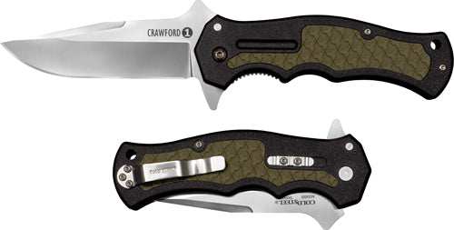 Cold Steel Crawford Model 1 - 3" Plain Edge Clip Folder - Skoutley Outdoors LLC